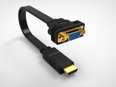 Cablu adaptor HDMI la VGA 15cm